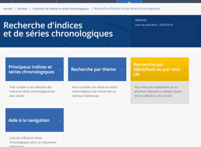 VICTORYUS - INSEE Indices recherches