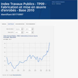 VICTORYUS - INSEE Indices travaux publics